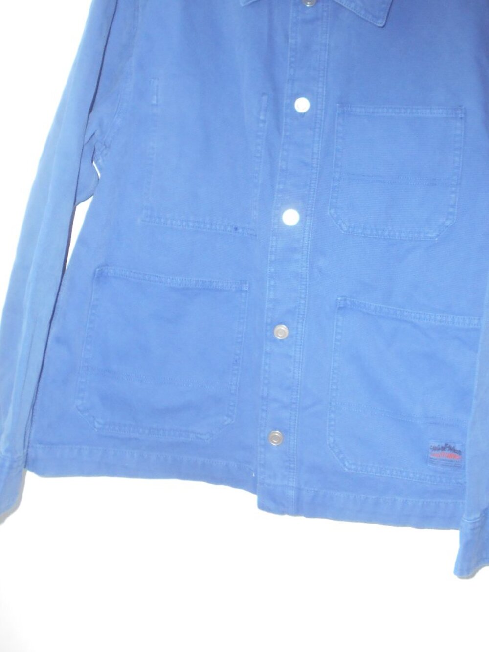 NWT H&M Denim Jacket Men's \ Unisex Button Front Pockets Cotton, Size M